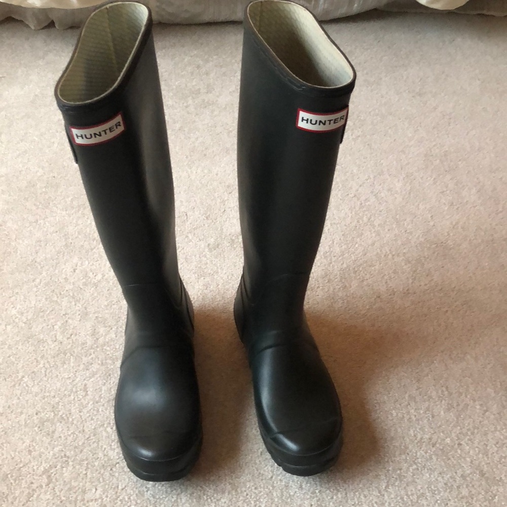 Hunter Tall Forest Green Rain Boots